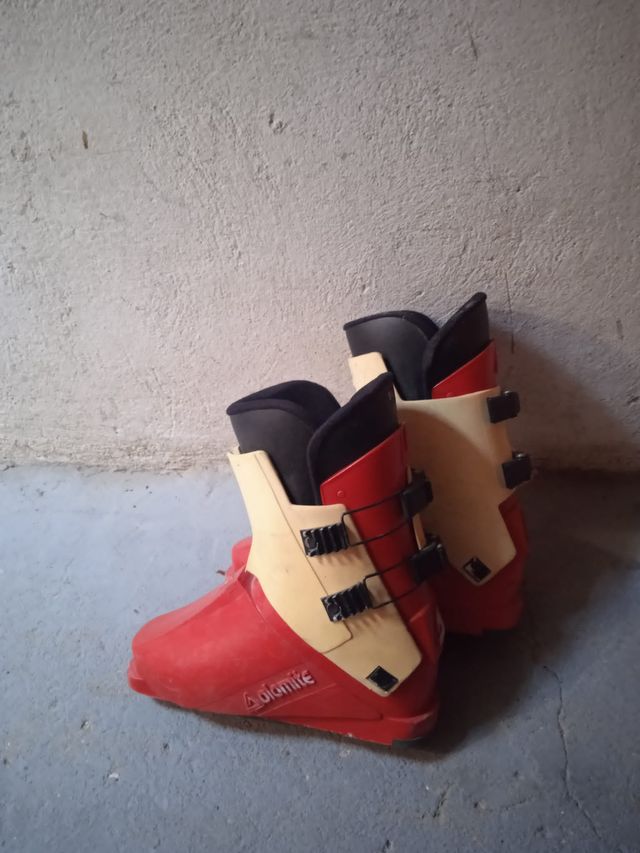 Esquis + botas de esquiar Dolomite vintage