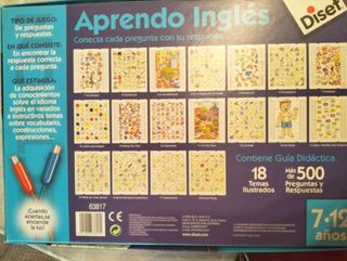 Electrón ingles. Con fichas diferentes