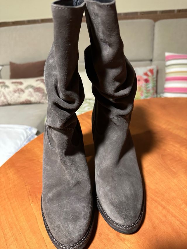 botas de piel de ante de Zendra num 38