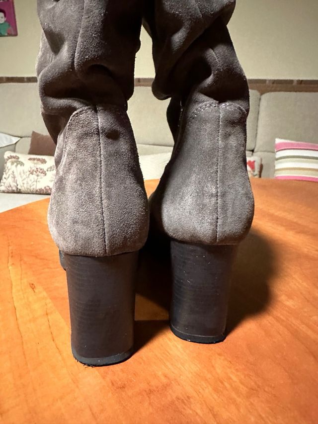 botas de piel de ante de Zendra num 38