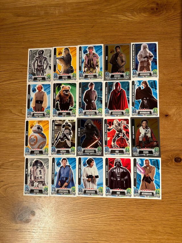 cromos de Star Wars
