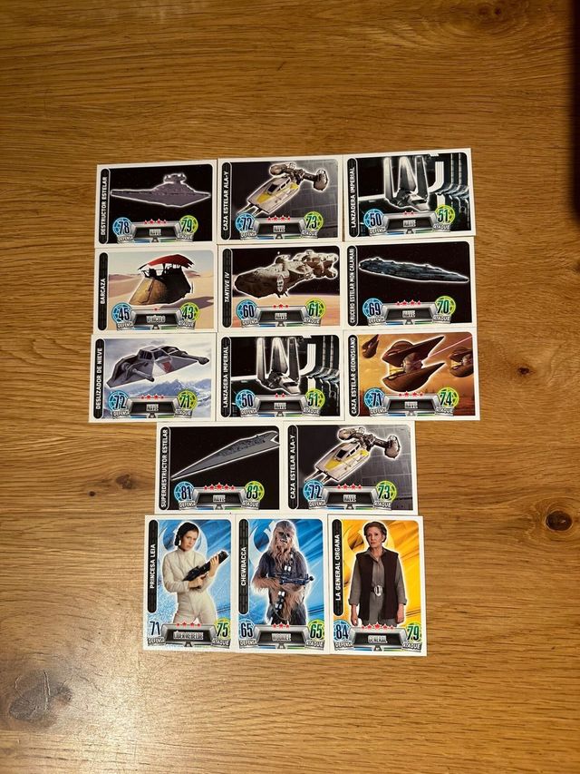 cromos de Star Wars