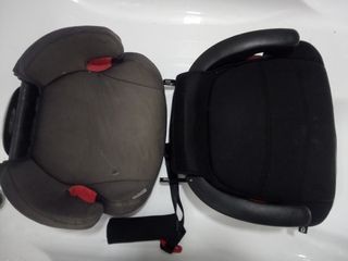Dos alzadores, uno con isofix