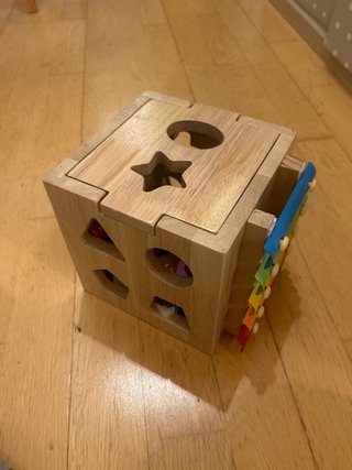 juego actividades bebe madera