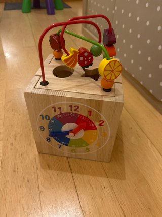 juego actividades bebe madera