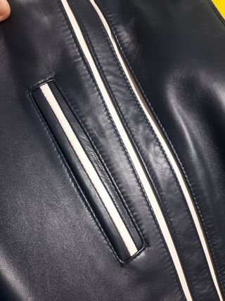 Chaqueta de piel auténtica