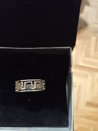 Anillo de acero tipo Cartier