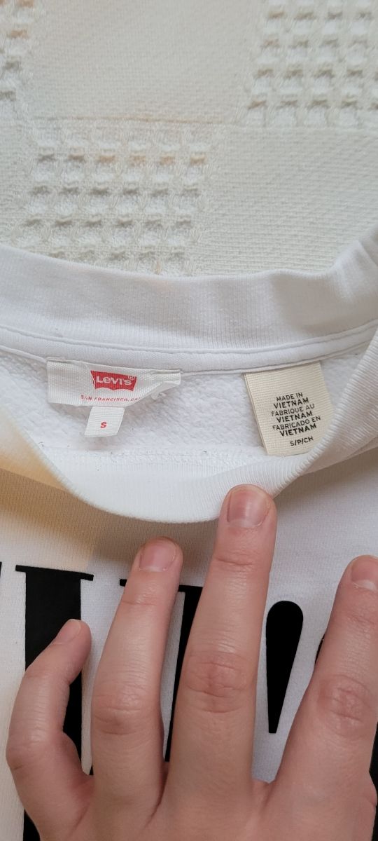 Sudadera Blanca Levi's