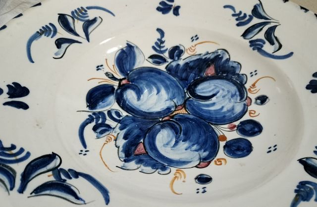 Plato decorativo cerámica.