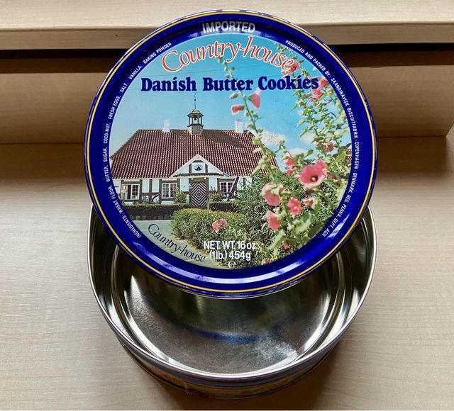 Caja antigua galletas danesas