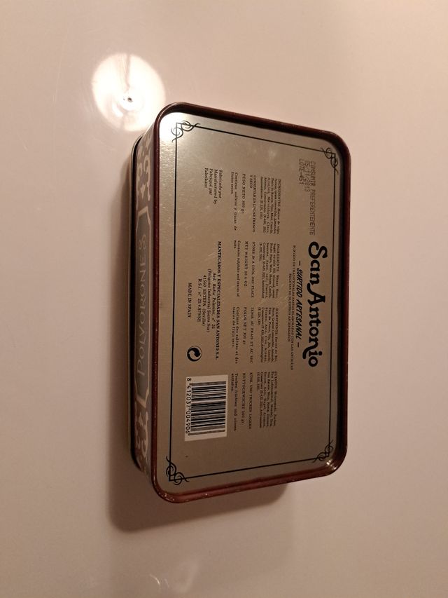 CAJA DE LATA VINTAGE MANTECADOS ESTEPA