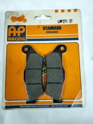 Pastillas de freno AP Racing.