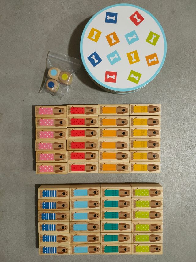 Puppies tower. Juego construcciones