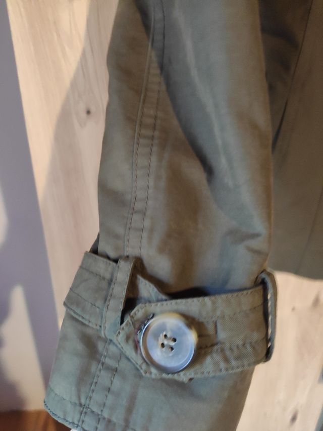 Blazer verde militar Zara