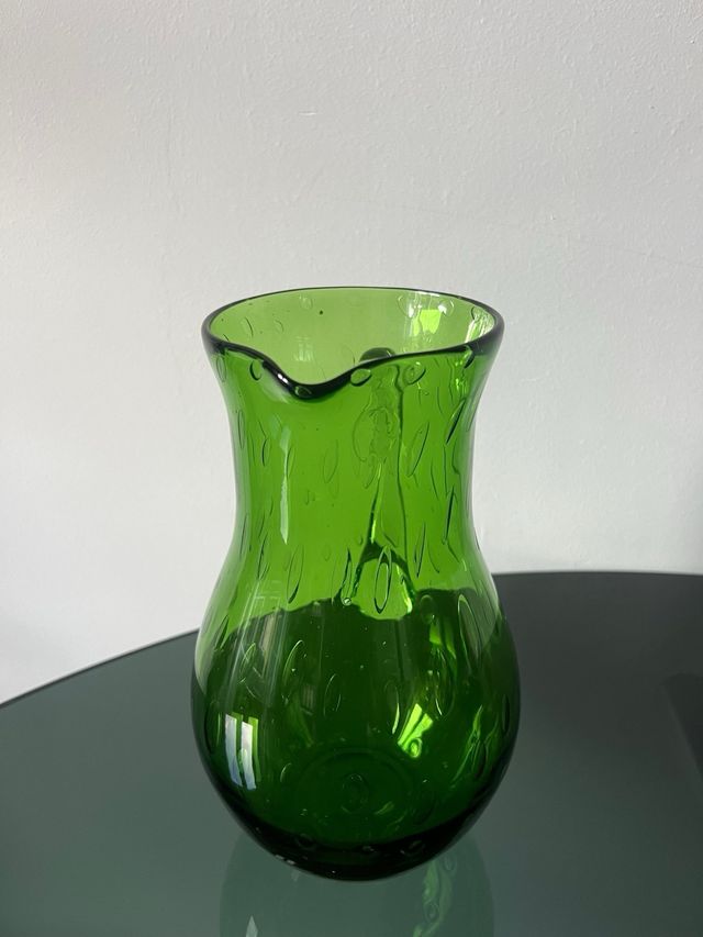 brocca in vetro soffiato di Murano