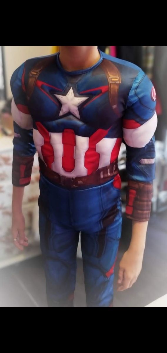 Disfraz niño capitán América 
