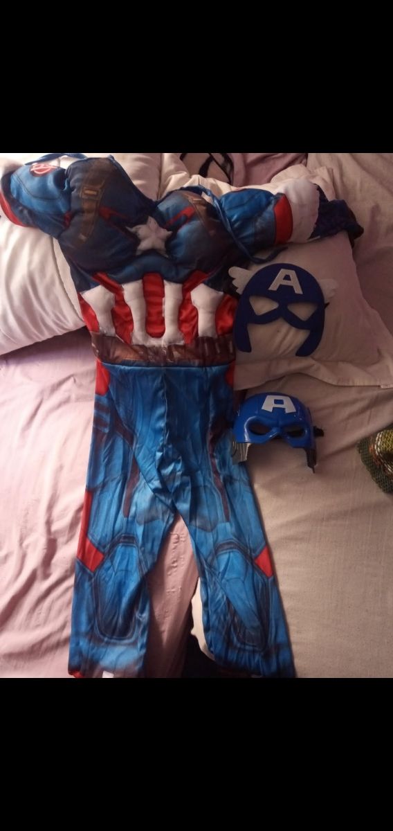 Disfraz niño capitán América 