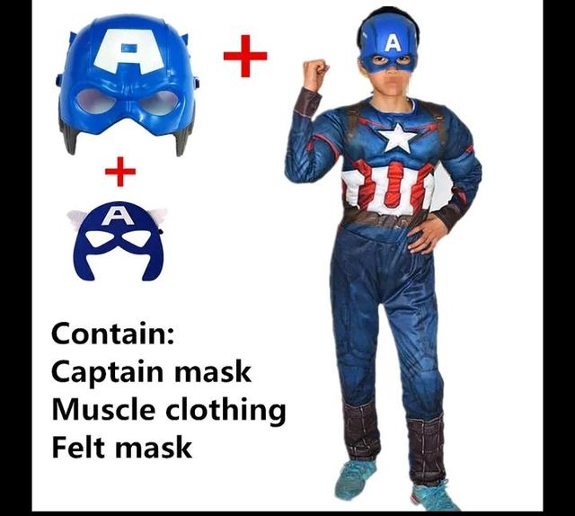 Disfraz niño capitán América 