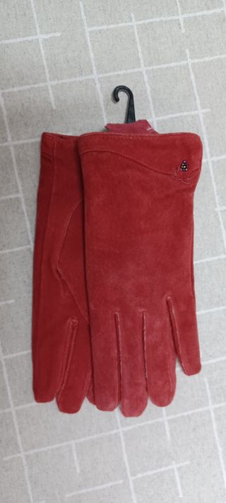 Guantes de ante mujer 
