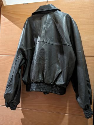 Chaqueta oversized imitación Piel