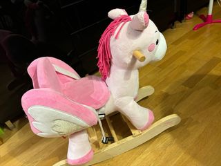 mecedora bebe unicornio