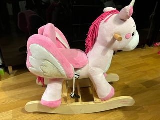 mecedora bebe unicornio