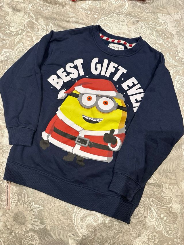 lote dos sudaderas navideñas infantiles 