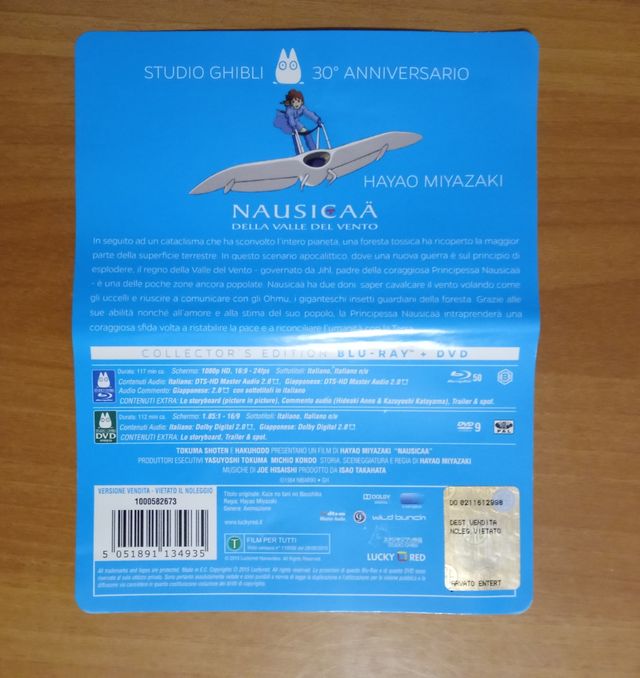 Nausicaa della valle del vento steelbox