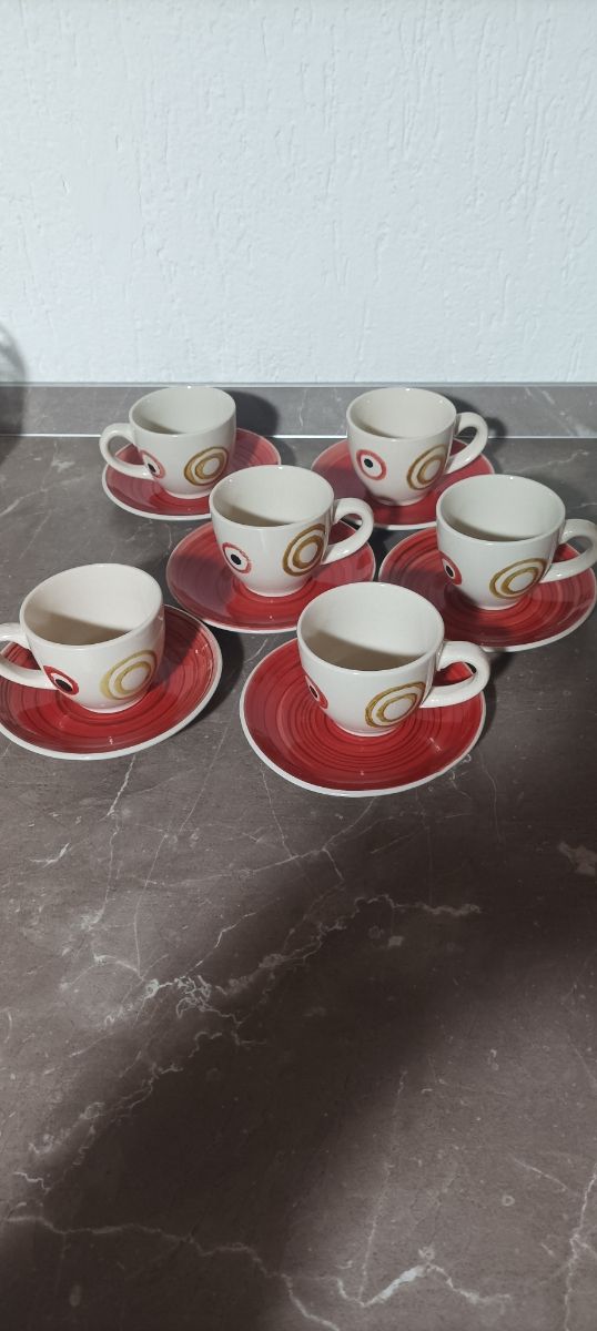 tazas de café Brandani con platillo de segunda mano por 13 EUR