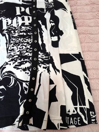 Falda estampada caras