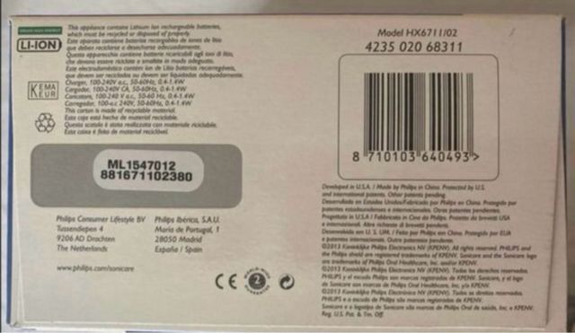 Cepillo eléctrico Philips