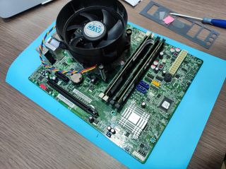 Placa base + procesador + RAM para ofimática