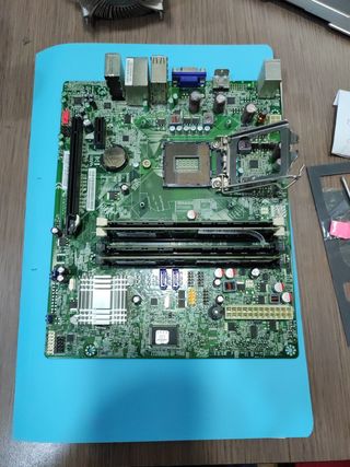 Placa base + procesador + RAM para ofimática