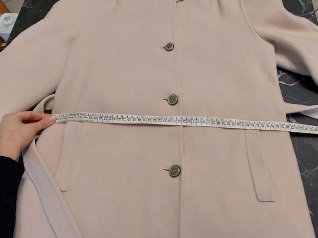 Cappotto lungo in lana tg M