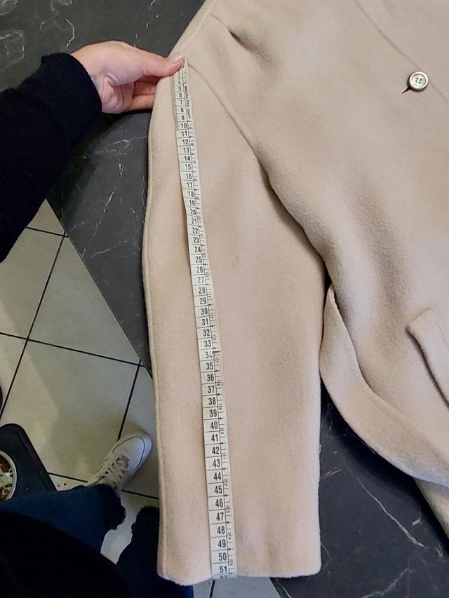 Cappotto lungo in lana tg M