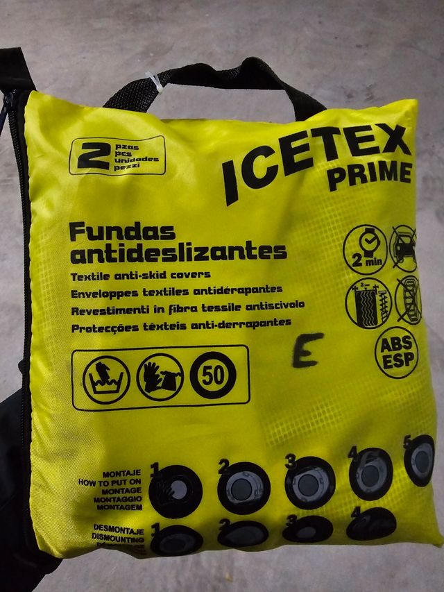 Cadena de nieve textil