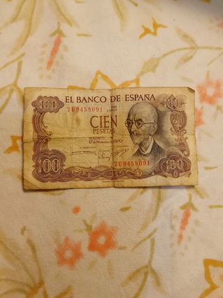 Billete 100 pesetas 