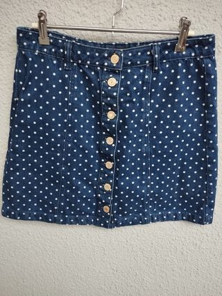 Falda lunares (Denim Skirt)