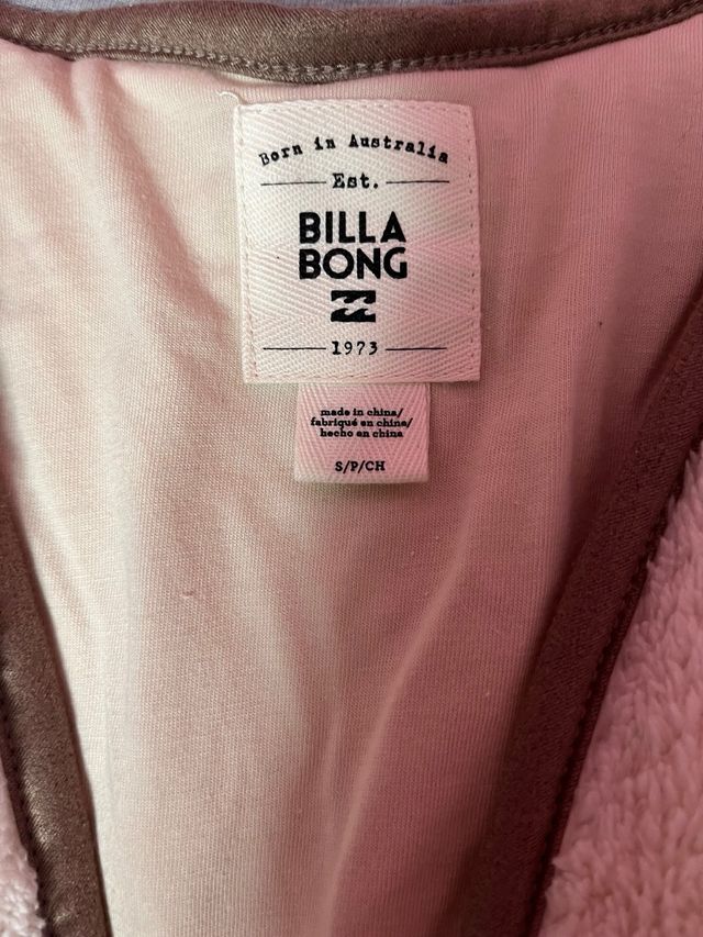 chaqueta peluche billanong