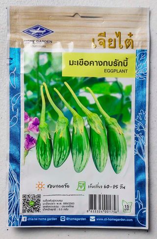 25 Semillas Eggplant (oblong) Berenjena (oblonga)