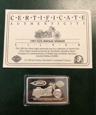 Panetto silver Harley Davidson Heritage Springer