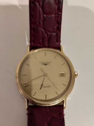 Reloj longines vintage chapado en oro