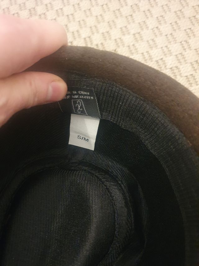 2 Sombreros unisex (marrón y negro)