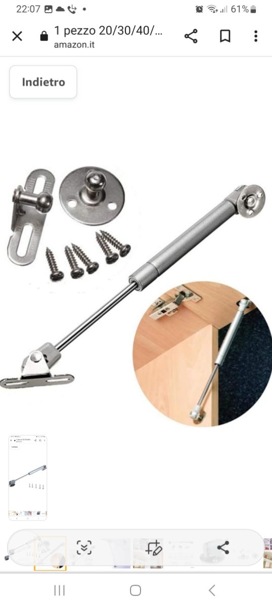 MANOVELLEMolla idraulica a Gas. Tanti pezzi dispon