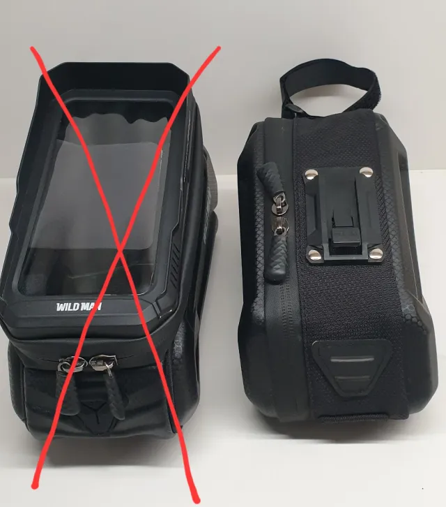 BOLSA PORTAOBJETOS BAJO SILLÍN BICI