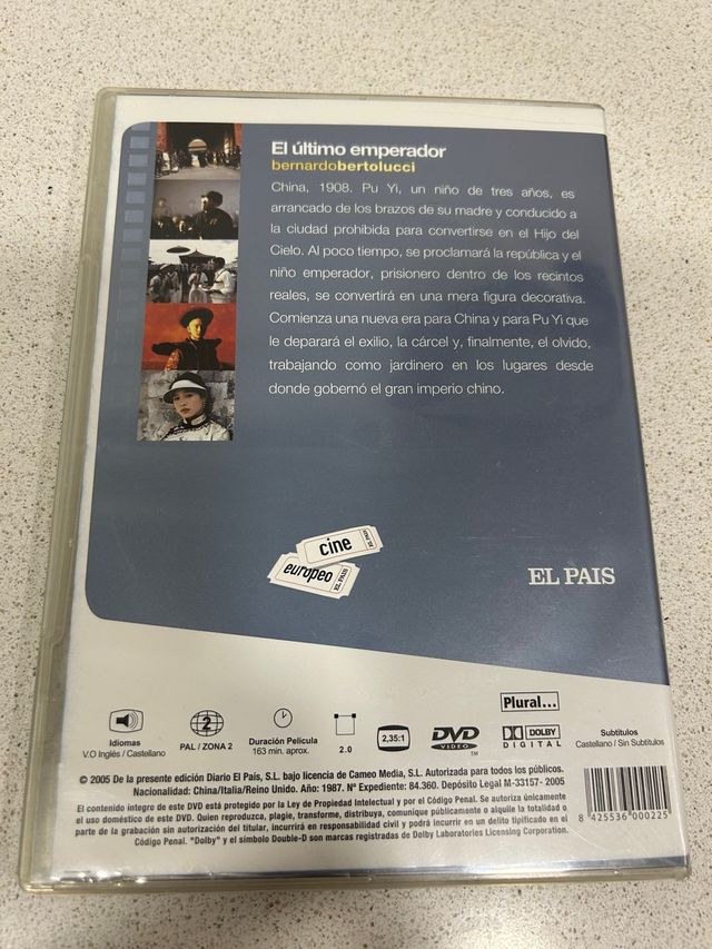 DVD El ultimo emperador 