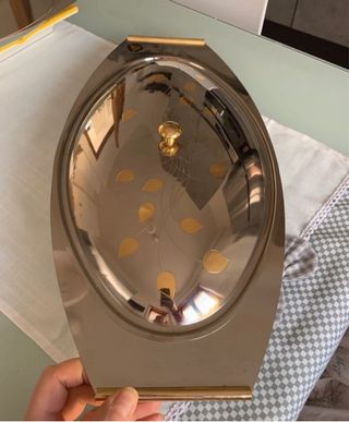 vassoi da portata con coperchio in acciaio inox