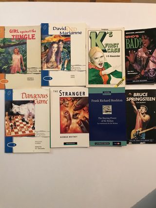 Varios libros ingles