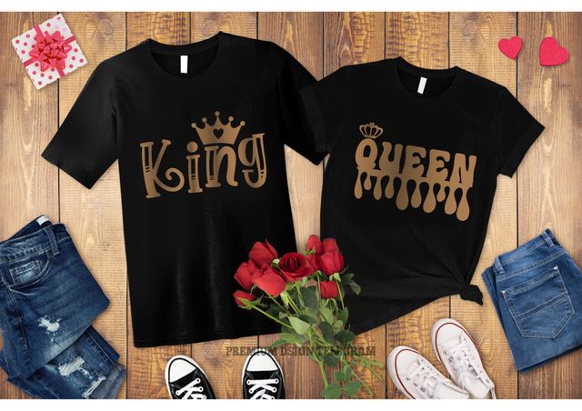 Camisetas personalizadas KING/QUEEN