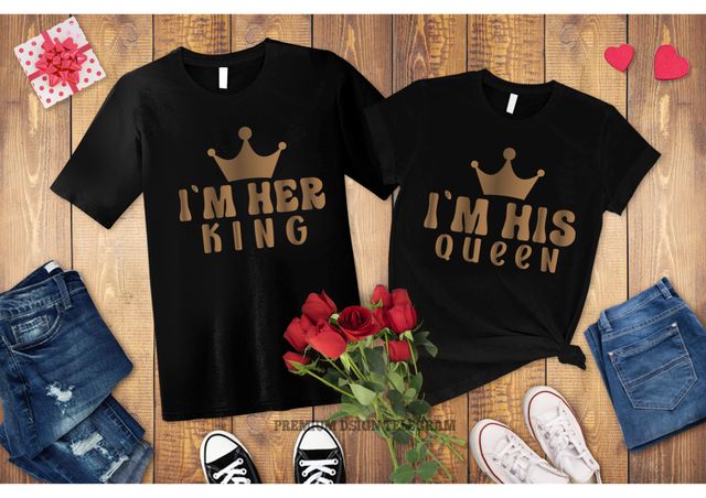 Camisetas personalizadas KING/QUEEN